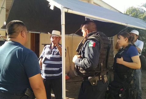 Fuerza Ciudadana resguarda casa de Hipólito Mora