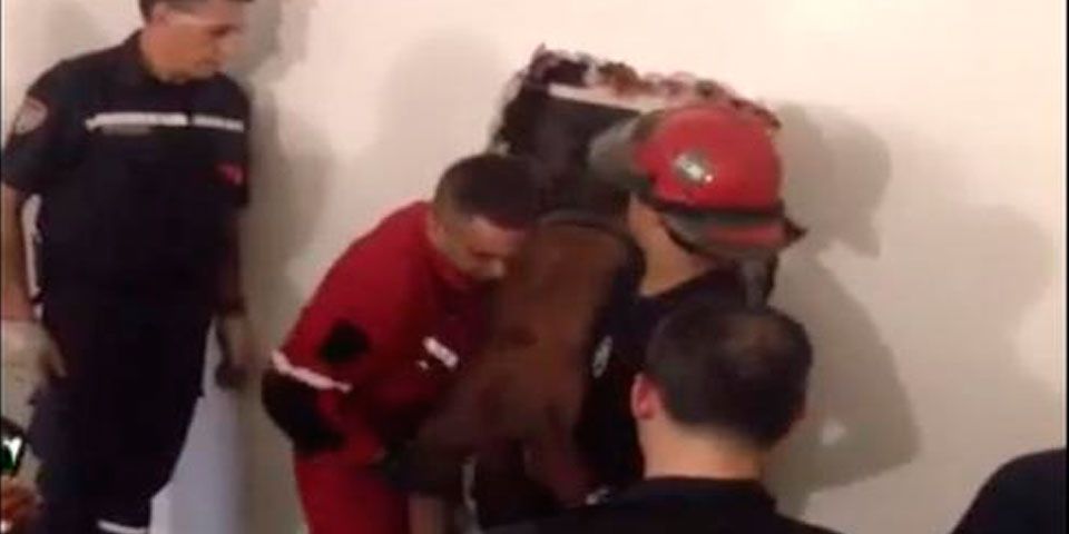 Ladrón se queda atrapado en una chimenea en Argentina Ladrón se queda atrapado en una chimenea en Argentina