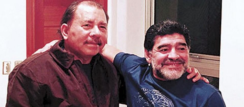 Maradona se declara soldado del presidente de Nicaragua Maradona se declara soldado del presidente de Nicaragua