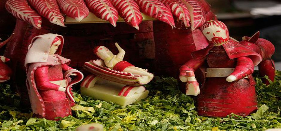 Hoy se celebra la tradicional Noche de Rábanos en Oaxaca