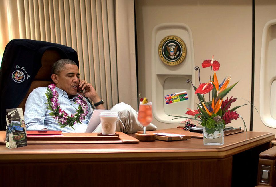 Obama inicia vacaciones en Hawai Obama inicia vacaciones en Hawai