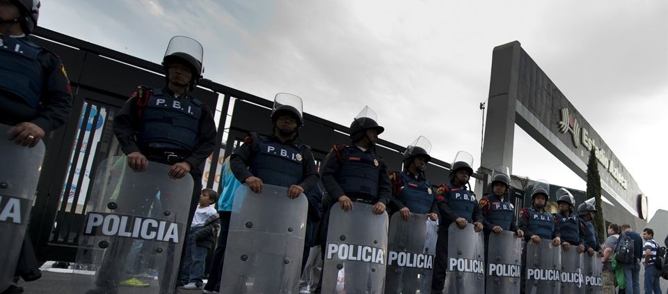 Operativo de más de 4 mil policías para la final Operativo de más de 4 mil policías para la final