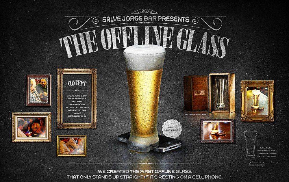 Vaso evitará que personas revisen su celular en los bares Vaso evitará que personas revisen su celular en los bares