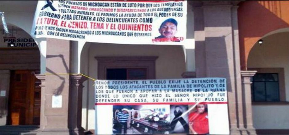 Apatzingán seguirá tomada hasta que se detenga a La Tuta: autodefensas Apatzingán seguirá tomada hasta que se detenga a La Tuta: autodefensas