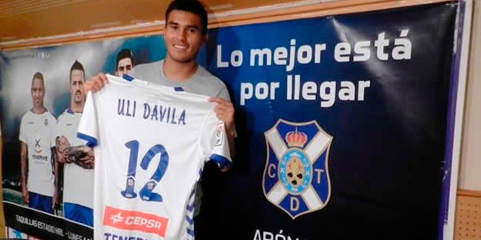 Confirman salida de Ulises Dávila del Tenerife Confirman salida de Ulises Dávila del Tenerife
