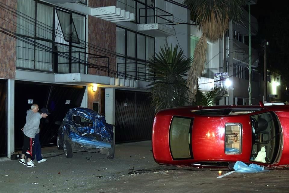 Volcadura deja un muerto en la Colonia del Valle