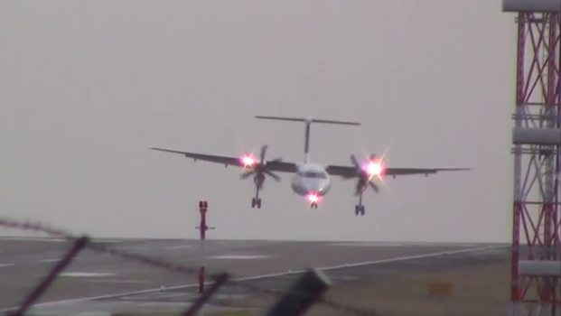 Dramático aterrizaje en Gran Bretaña Dramático aterrizaje en Gran Bretaña