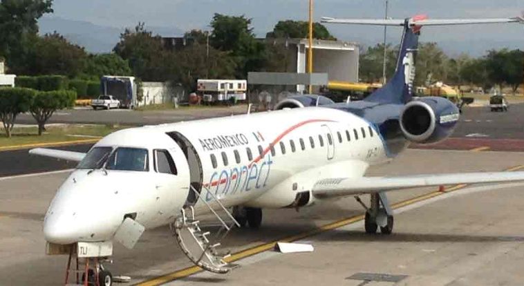 Reportan humo en avión de Aeroméxico