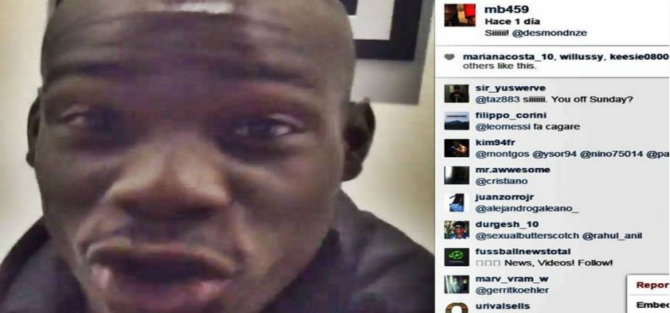 Balotelli se burla de CR7 en Instagram