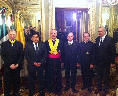 Otorgan Águila Azteca a funcionarios del Vaticano Otorgan Águila Azteca a funcionarios del Vaticano