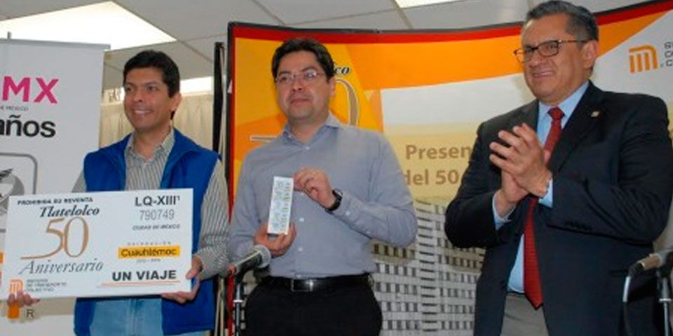 Emite Metro boleto por aniversario de la Unidad Habitacional Tlatelolco