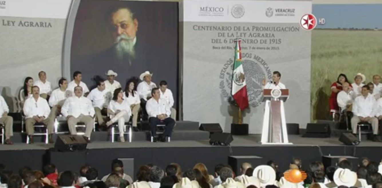 Celebra EPN centenario de la Ley Agraria Celebra EPN centenario de la Ley Agraria