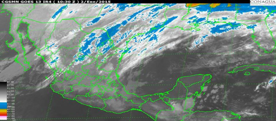 Bajas temperaturas, lluvias y nevadas seguirán en territorio mexicano