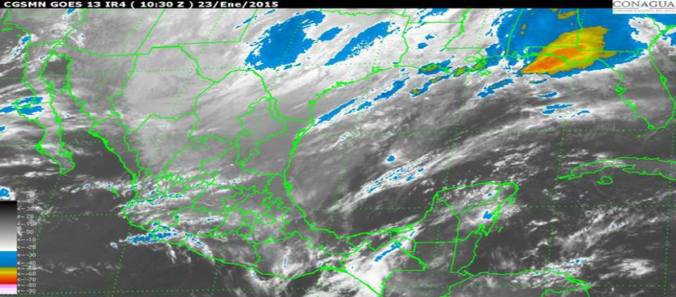 Clima frío por frente frío 30 en el norte y noreste