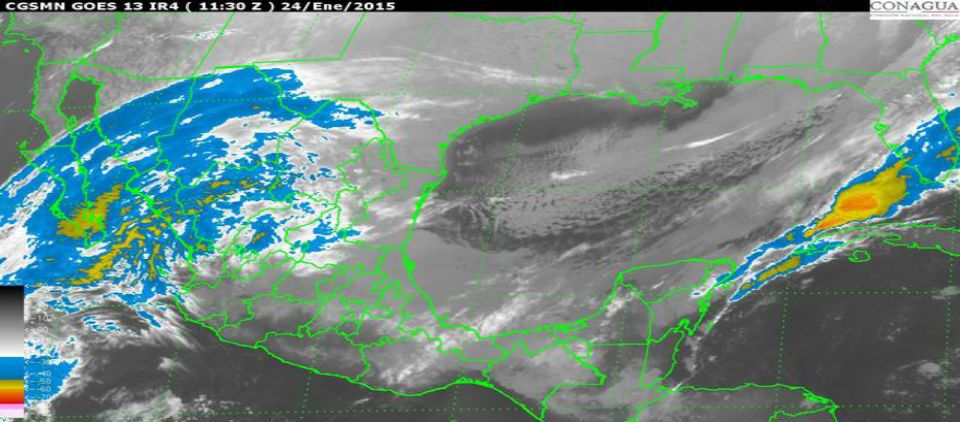 El sistema frontal 30 causará lluvias