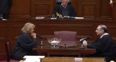 Hombre interrumpe en la elección del presidente de la SCJN