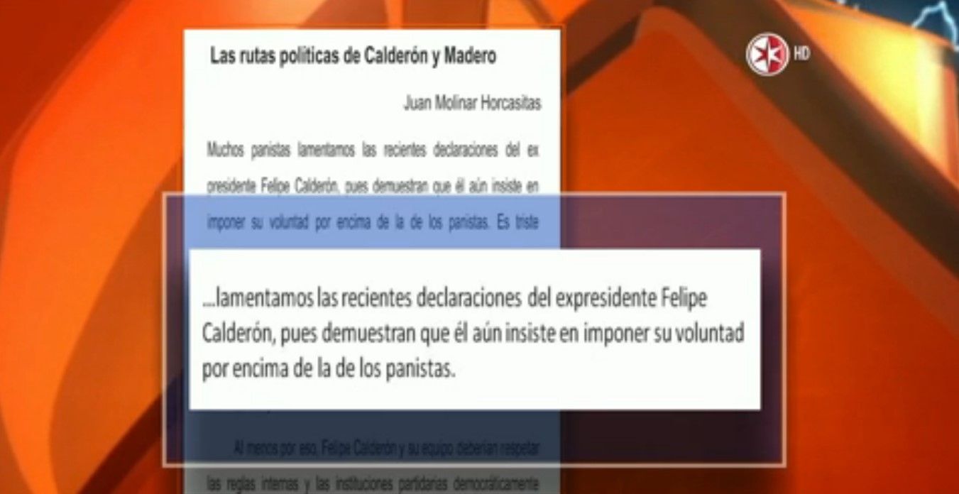 Enfrentamiento epistolar FCH-Molinar Horcasitas