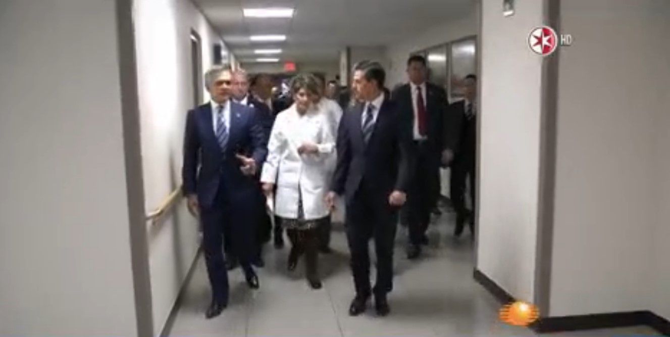 EPN visita a los heridos del Hospital de Cuajimalpa
