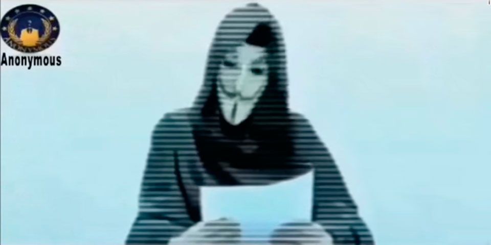 Anonymous tira página web de extremistas franceses Anonymous tira página web de extremistas franceses
