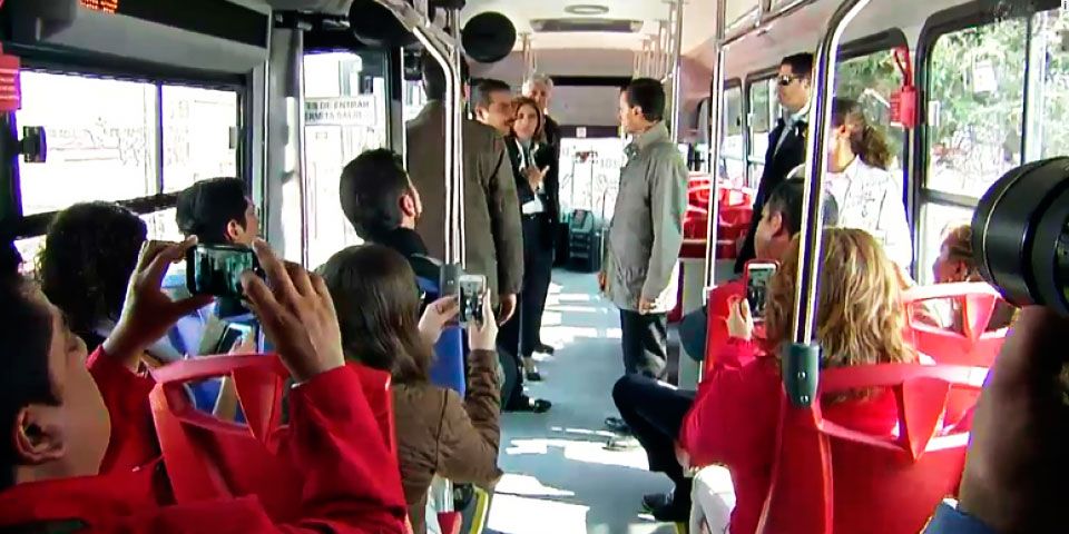 Enrique Peña Nieto inaugura Línea 2 del Mexibús