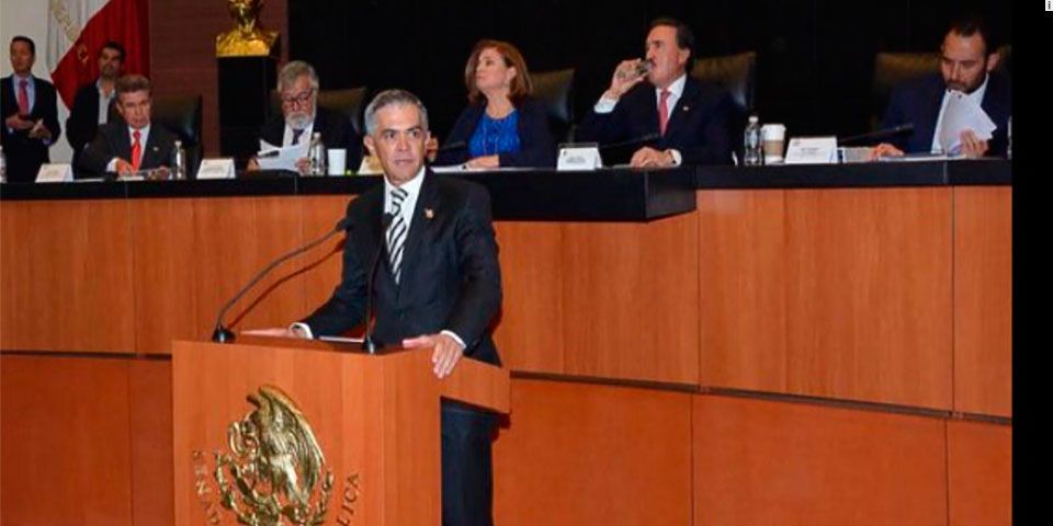 Mancera respalda propuesta de Mando Único