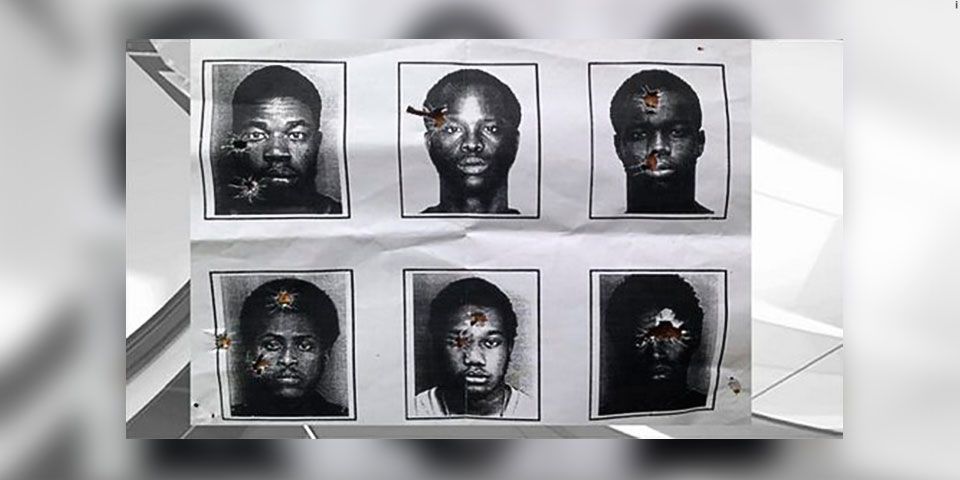 Policías practican tiro con fotos de afroamericanos en Florida Policías practican tiro con fotos de afroamericanos en Florida
