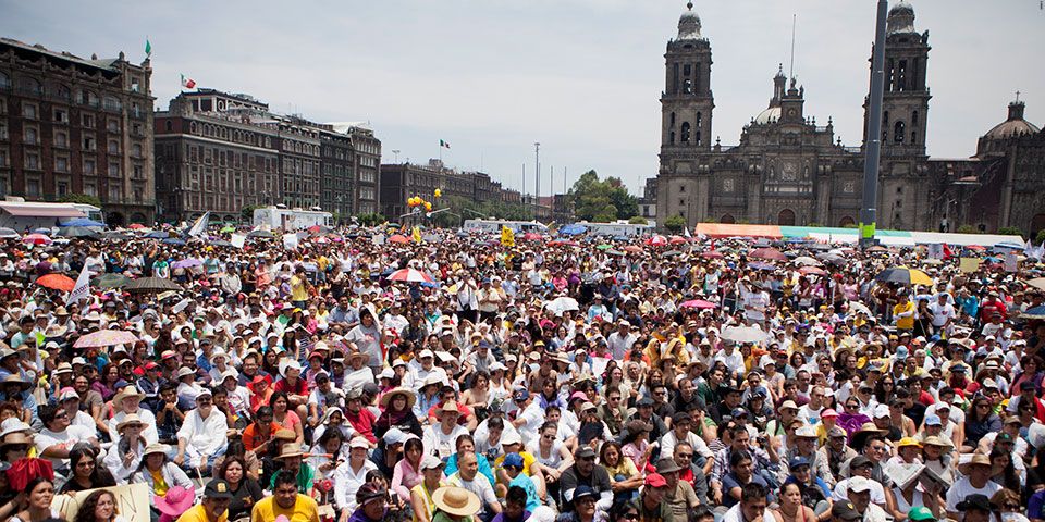 Prevén dos manifestaciones en calles del Zócalo capitalino