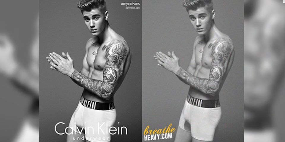Revelan fotos de Justin Bieber sin retoque para CK Revelan fotos de Justin Bieber sin retoque para CK