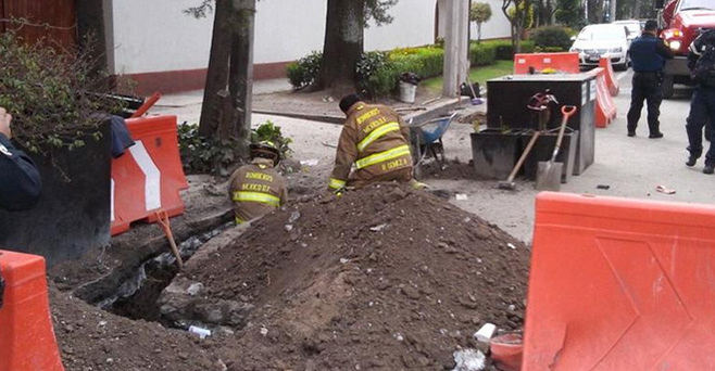 Movilización en Polanco por fuga de gas