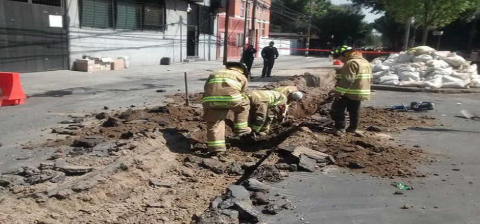 Reportan fuga de gas en Irrigación Reportan fuga de gas en Irrigación