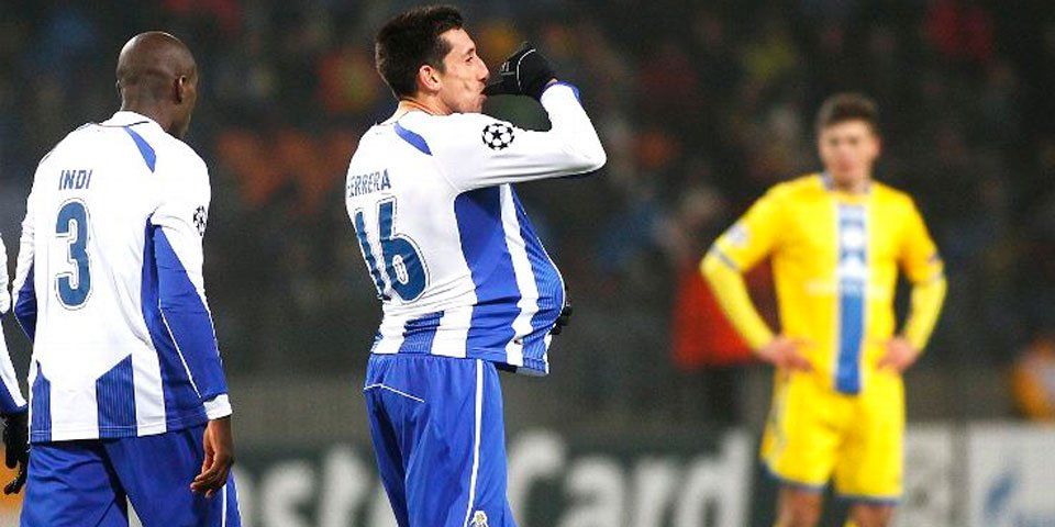 Gol de Herrera nominado al mejor de la Champions Gol de Herrera nominado al mejor de la Champions