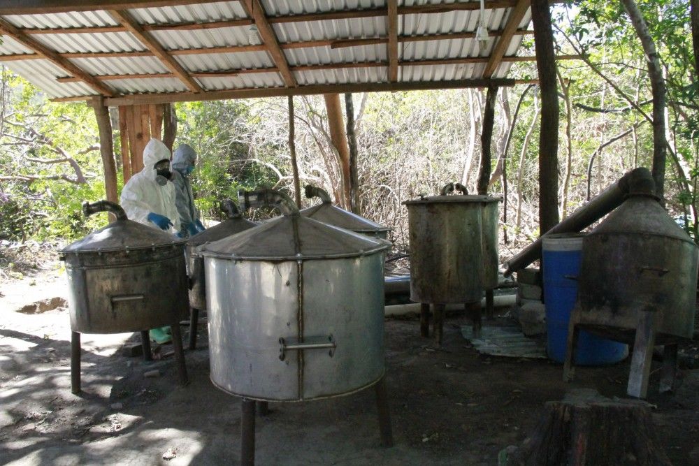 Aseguran 3 laboratorios clandestinos en el Istmo Aseguran 3 laboratorios clandestinos en el Istmo