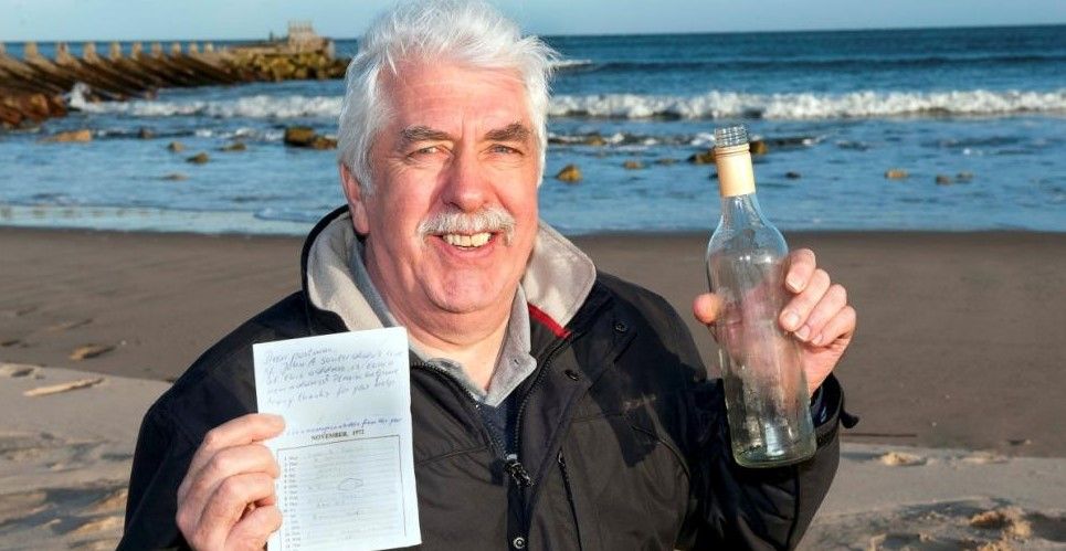 Mensaje en botella viaj&oacute; 5 mil kil&oacute;metros en 41 a&ntilde;os