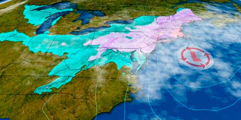 Tormenta invernal amenaza con paralizar noreste de EEUU Tormenta invernal amenaza con paralizar noreste de EEUU