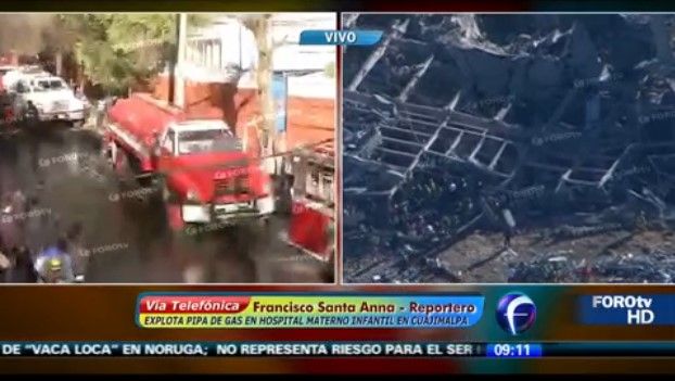Mancera recorre zona de explosión en Cuajimalpa