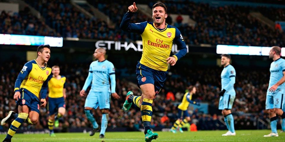 Arsenal sorprende y derrota al Manchester City Arsenal sorprende y derrota al Manchester City