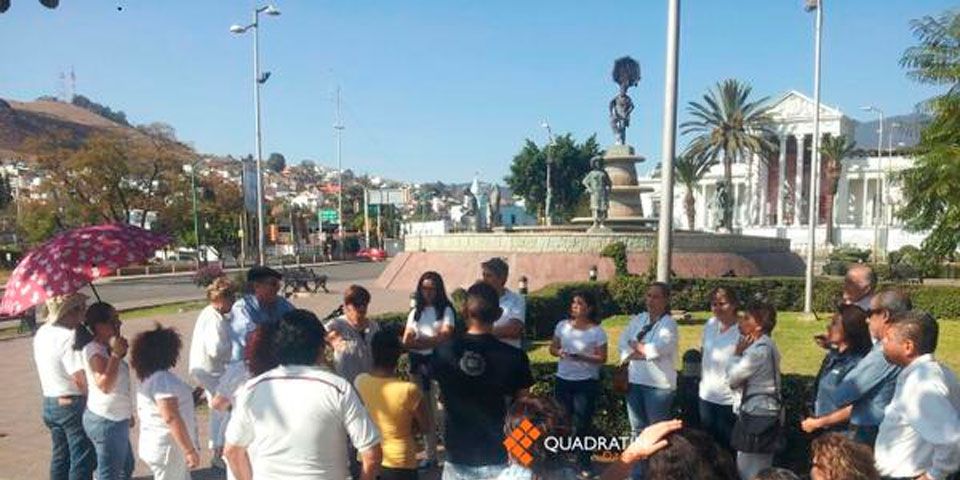 Protestan contra marchas y bloqueos en Oaxaca