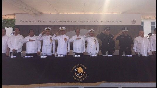 Nombran a nuevo mando en la zona naval de Acapulco