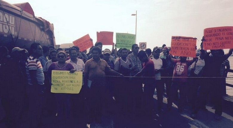 Detienen a 38 ex trabajadores de Oceanografía en Campeche