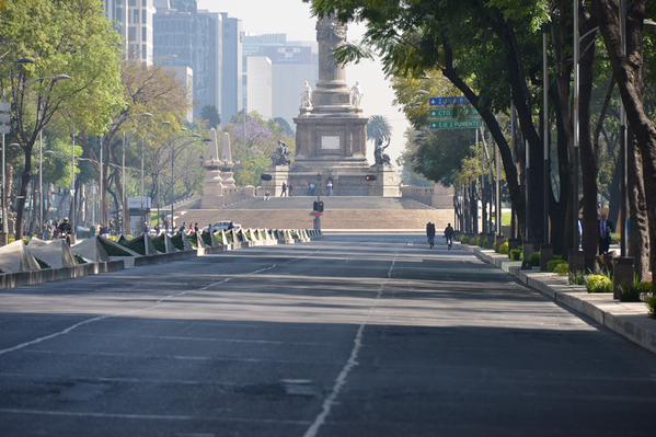 Cierran Paseo de la Reforma por marcha Cierran Paseo de la Reforma por marcha