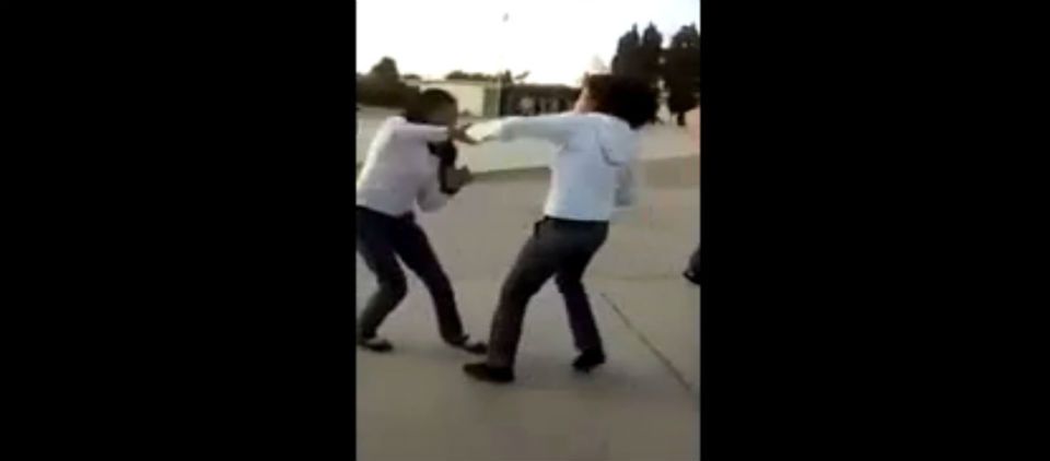 Alumnas peleando son grabadas en Chihuahua
