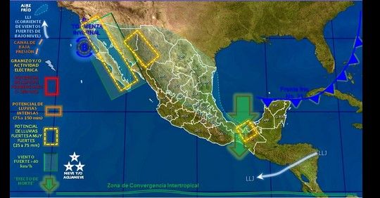 Alerta por entrada de tormenta invernal al país Alerta por entrada de tormenta invernal al país