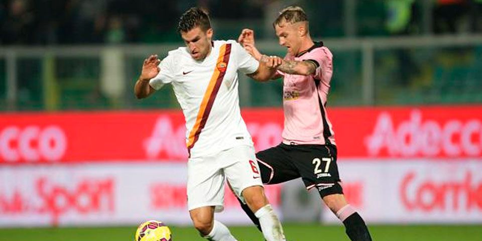 Roma desaprovecha y empata ante Palermo