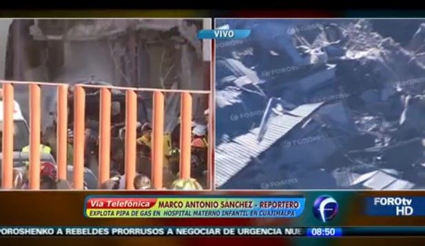 Testimonio de explosión de pipa de gas en Cuajimalpa