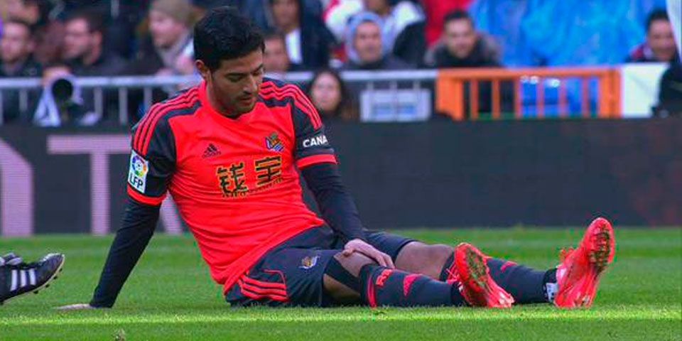 Carlos Vela se lesiona Carlos Vela se lesiona