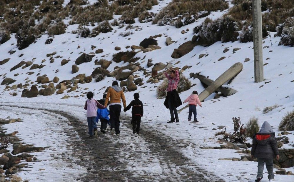 Pronostican bajas temperaturas y nevadas al norte del país