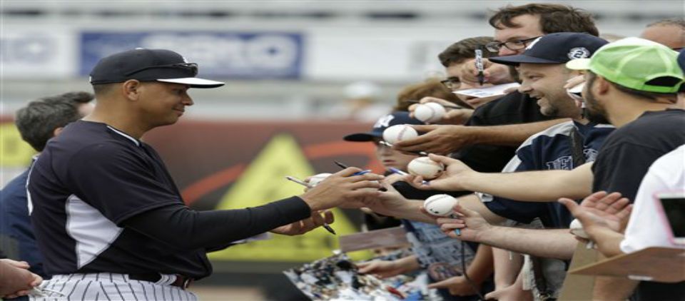 A-Rod vuelve a los entrenamientos de los Yankees