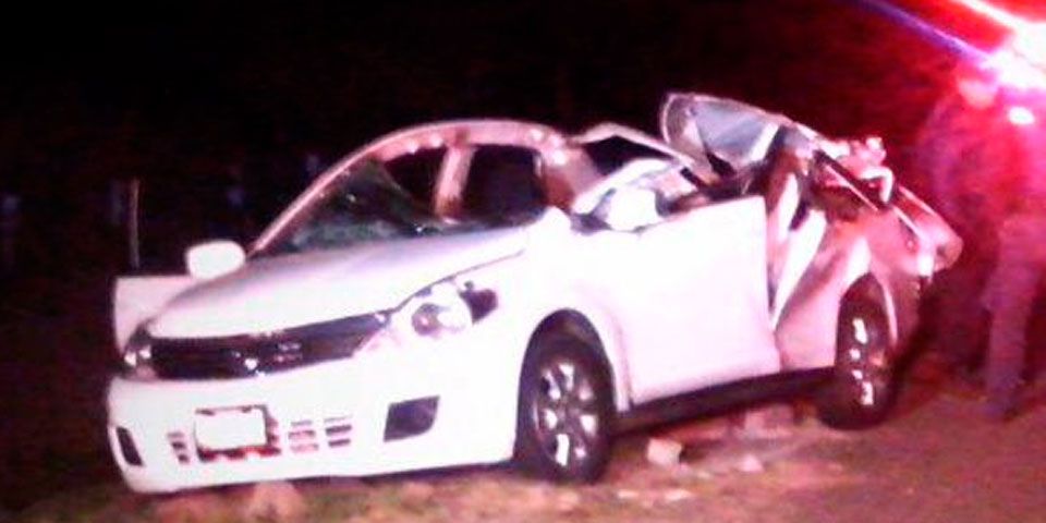 Reportan un muerto y 3 heridos por accidente carretero en Jalisco