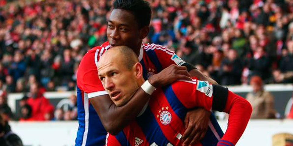 Bayern gana a base de golazos Bayern gana a base de golazos