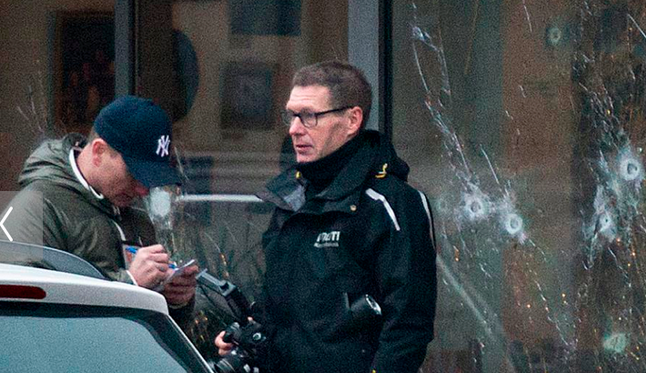 Policía mata al atacante de Copenhague Policía mata al atacante de Copenhague